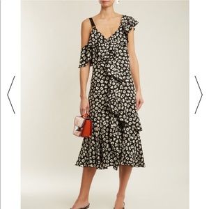 Proenza Schouler Floral Ruffle Dress